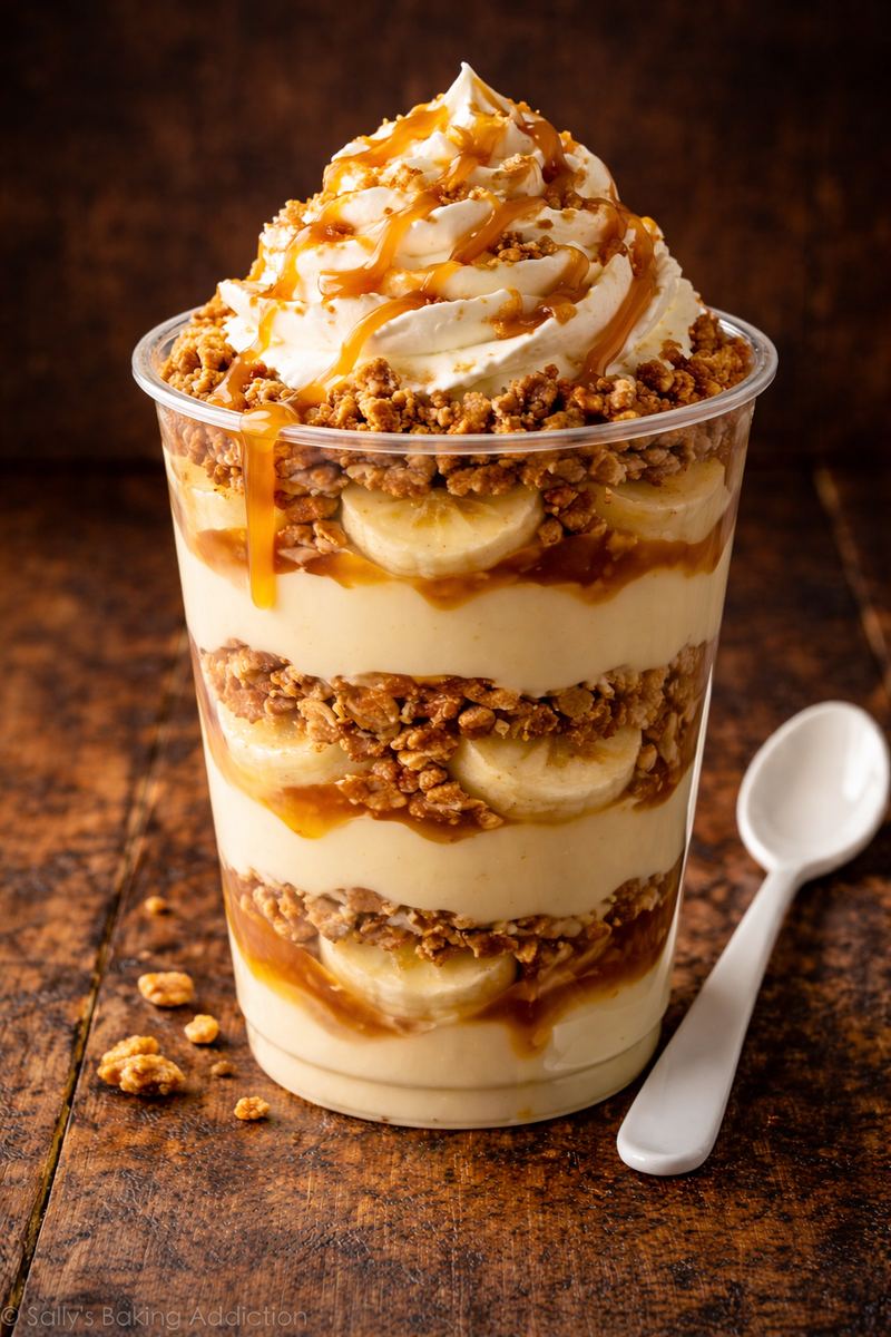 Loaded Banana Crunch Pudding